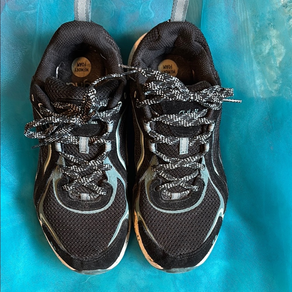 Ryka Black and Blue Women's Sneakers